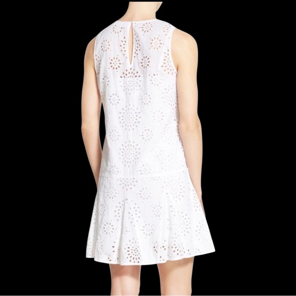NWT Michael Kors White Eyelet Dress - Picture 2 of 10